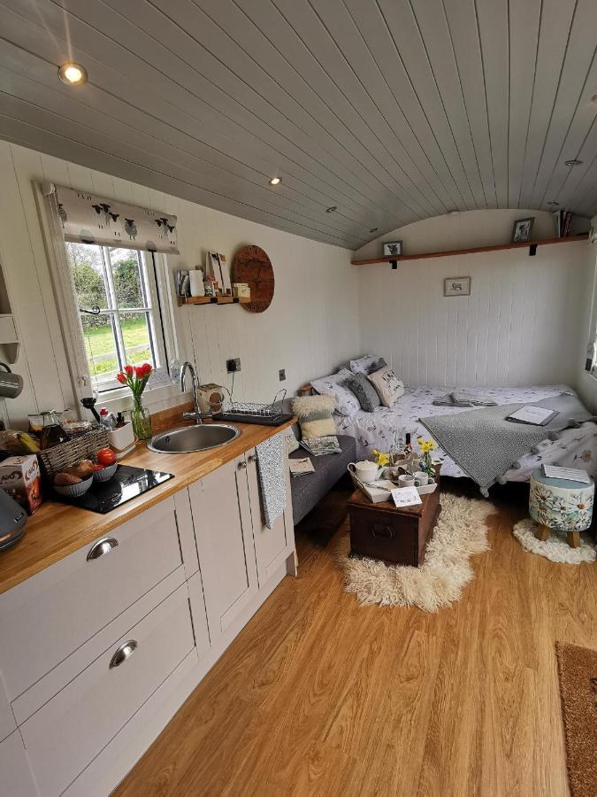 Elvan Farm Shepherd'S Hut Exeter Exterior foto