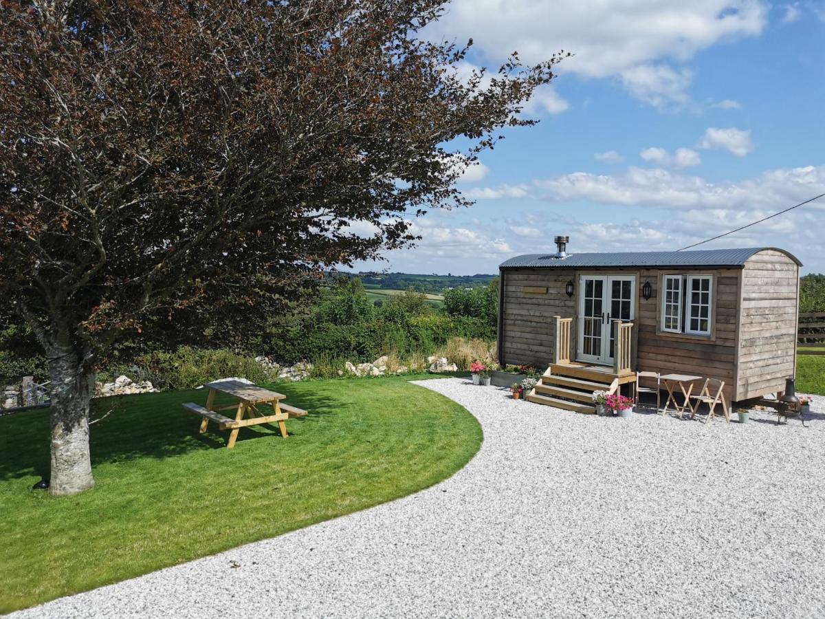Elvan Farm Shepherd'S Hut Exeter Exterior foto