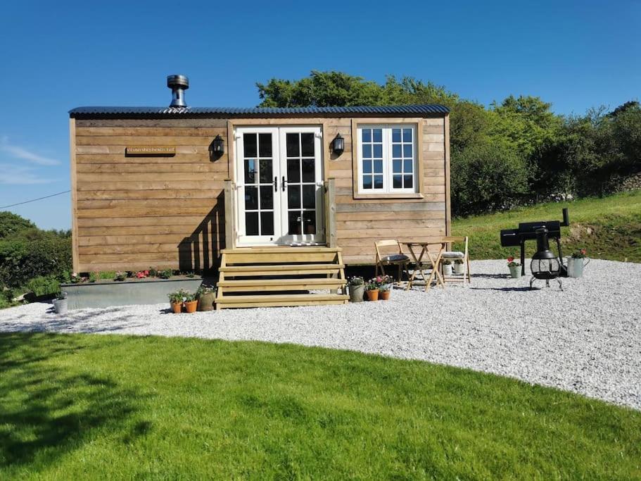 Elvan Farm Shepherd'S Hut Exeter Exterior foto